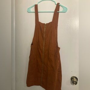 Shein corduroy overall dress